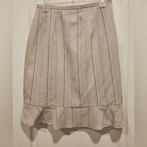 Harve Benard Pin-stripe Lined Skirt Size 6